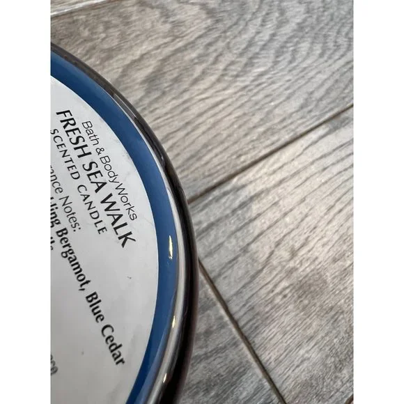 New Bath and Body Works‎ Candle Sea Walk Essential Oils Scented Candle 14.5 oz - Picture 7 of 7